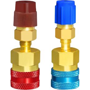 مجموعة المقرنات السريعة R1234yf محولات تحويل R1234YF إلى R134a لأنظمة تكييف الهواء R1234yf إعادة شحن الإخلاء in Kuwait