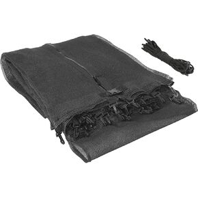Upper Bounce Trampoline Net – Trampoline Safety Nets for Round Trampolines Using Variant Arches - Breathable UV and Weather-Resistant Trampoline Net Replacement with Top Sleeves