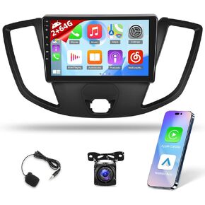 [2G+64G] Car Radio for Ford Transit 2013-2019, Android 13 Touch Screen Transit Stereo, Apple Carplay/Android Auto/EQ Audio/SWC +AHD Backup Camera