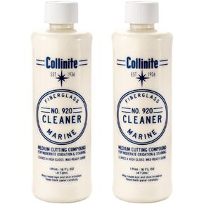 COLLINITE No. 920 Fiberglass Marine Cleaner, 16 Fl Oz - 2 Pack