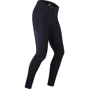 Skyone Wetsuit Pants Women Men Neoprene Pants Leggings 3MM Swim Pants Tights, Black Wet Suit Pants Long Scuba Diving Pant Warm for Surfing Snorkeling Boating Kayaking