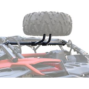 SAUTVS Spare Tire Carrier Holder for Maverick X3 2017-2024, Rear Spare Tire Mount Rack Holds Up to a 32" Tire for Can Am Maverick X3 X3 Max Turbo RR 2017-2024 Accessories