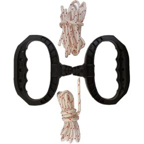 699334 Starter Handle and Rope Replacement for B&S 15Z100 12A100 12C300 15Z300 20A113 20A412 for Snowthrower Engines Rep 398101 and 695740 JD PT10615 (2 Pack)
