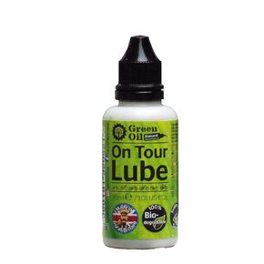 On Tour Cycle Chain Lube, 30 ml, Pocket Sized, Wet & Dry, Biodegradable, Natural, Eco Friendly, Skin Safe, Free of PTFE PFOA Palm Oil Petroleum, Recycled Refill Bottle, Made in UK - 1 Pack
