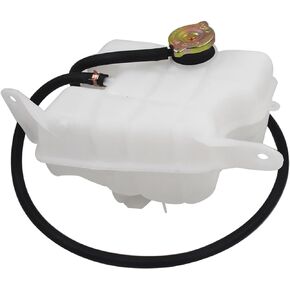 Engine Radiator Coolant Overflow Reservoir Tank Replacement for 2002-2007 Liberty Limited Sport Rocky Base 603-319 52079788AE 52079848AA White