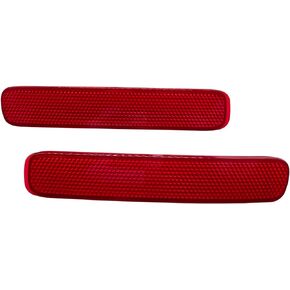 عاكس المصد لسيارة تويوتا هايلاندر 2011 2012 2013 مجموعة من 2 مصباح خلفي يسار ويمين أضواء ماركر حمراء حواف عدسة in Kuwait