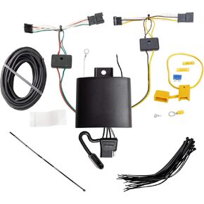 Tekonsha 118773 T-One Connector Assembly with Upgraded Circuit Protected ModuLite HD Module , Black