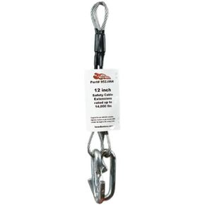 Demco 9523064 12" Safety Cable Extensions, (Set of 2)