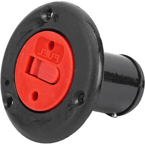 Boat Deck Fill Filler Port Gas Tank with Key Cover for Yacht Motor Homes(Black) Rowing