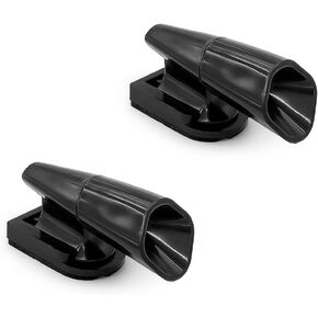 8sanlione Deer Whistles for Car, 2 Packs Ultrasonic & Wind Deer Alert for Car Avoids Animal Collisions, Deer Warning Devices for Vehicles & Motorcycles (Silver)
