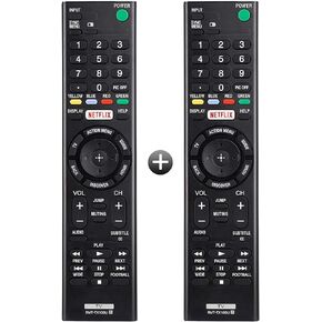 Voice Remote Replacement for Sony TV Remote, for Sony Smart TVs and Sony Bravia TVs, for All Sony 4K UHD LED LCD HD Smart TVs with YouTube, Netflix, Disney+, Prime Video Quick Buttons