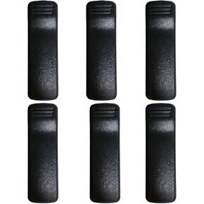 6Pack HLN8255 Belt Clip for Motorola DP1400 DEP450 PR400 CP200 CP200D CP200XLS CP040 CP360 CP140 CP180 CP150 GP3688 EP450 PMNN4251 NNTN4497 NNTN4970