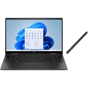 HP Envy 2-in-1 Convertible 15.6" Touch Screen Laptop | AMD Ryzen 7 7730U (Beat i7-1255U) | AMD Radeon Graphics | Backlit | 16GB RAM | 512GB SSD | Windows 11 Home | Bundle with Stylus Pen
