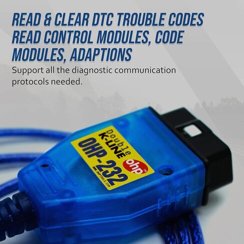 OHP 232 VAG-COM KKL 409.1 | أداة المسح الضوئي VCDS-Lite كابل USB USB2 | سيارات فولكس فاجن وأودي وسيات وسكودا in Kuwait