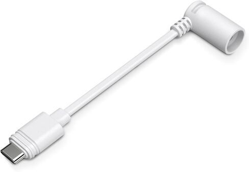 TUSITA محول توصيل أسطواني إلى USB-C متوافق مع الألواح الشمسية وكاميرات USB-C، أبيض in Saudi Arabia