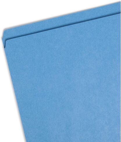 Smead File Folder, Reinforced Straight-Cut Tab, Letter Size, White, 100 per Box (12810) in Saudi Arabia