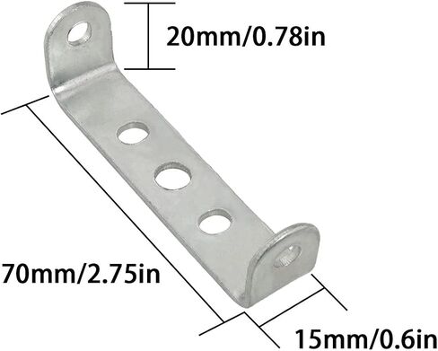ZRM&E دعامة تخزين خلفية للدراجة موصل على شكل حرف U محول تركيب الرف الخلفي للدراجة مع براغي in Kuwait