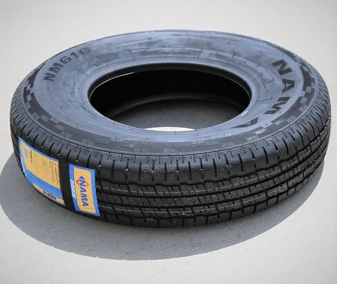 NM616 إطار نصف قطري ممتاز للمقطورة - ST215/75R14 215/75/14 215/75-14 109/106M نطاق التحميل D LRD 8-Ply BSW جدار جانبي أسود in Kuwait