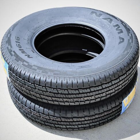 NM616 إطار نصف قطري ممتاز للمقطورة - ST215/75R14 215/75/14 215/75-14 109/106M نطاق التحميل D LRD 8-Ply BSW جدار جانبي أسود in Kuwait