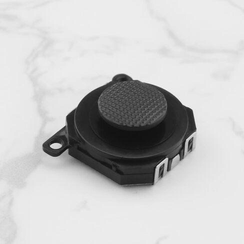 2Pcs 3D Button Analog Joystick Stick Replacement Compatible with PSP 1000 3D Analogue Joystick Control Button Plastic Black in Saudi Arabia