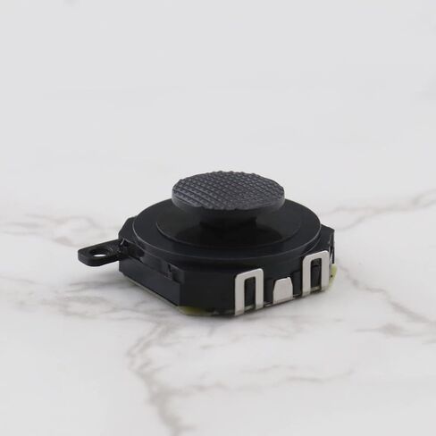 2Pcs 3D Button Analog Joystick Stick Replacement Compatible with PSP 1000 3D Analogue Joystick Control Button Plastic Black in Saudi Arabia