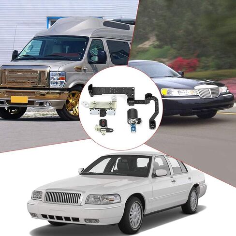 2008 فورد F150 ناقل الحركة الملف اللولبي عدة السيارات ناقل الحركة الأوتوماتيكي تصفية أطقم 4 قطعة انتقال الملف اللولبي صمام كيت صالح لفورد E150 E250 E350 F150 2005 2008 4R70W in Saudi Arabia