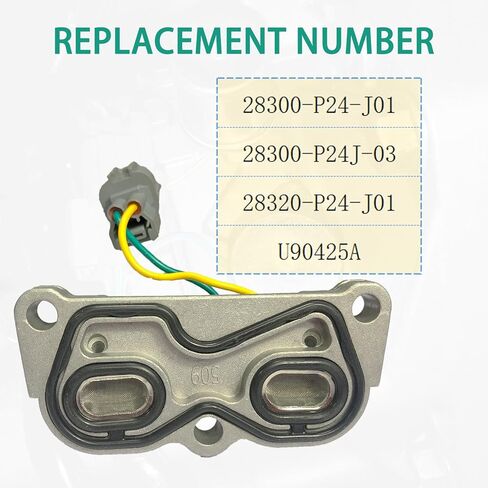 28300-P24-J01 28300P24J03 صمام الملف اللولبي للتحكم في قفل ناقل الحركة المزدوج متوافق مع Honda Civic1992-2000، CRV Del Sol، لـ Acura Integra، 1992-2000 in Kuwait
