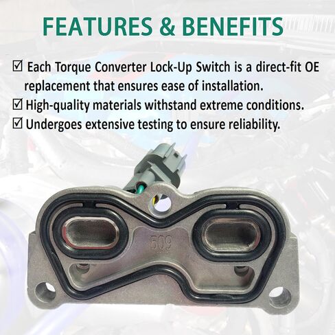 28300-P24-J01 28300P24J03 صمام الملف اللولبي للتحكم في قفل ناقل الحركة المزدوج متوافق مع Honda Civic1992-2000، CRV Del Sol، لـ Acura Integra، 1992-2000 in Kuwait