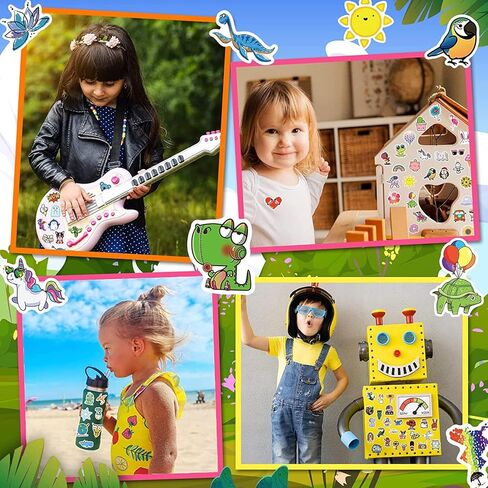 LIFEBE 600 قطعة من ملصقات زجاجات المياه الرائعة للمراهقين، عبوات ملصقات متنوعة من الفينيل المقاوم للماء للأطفال والأولاد والبنات والبالغين، ملصقات كبيرة لأجهزة الكمبيوتر المحمول وألواح التزلج والكمبيوتر in Kuwait