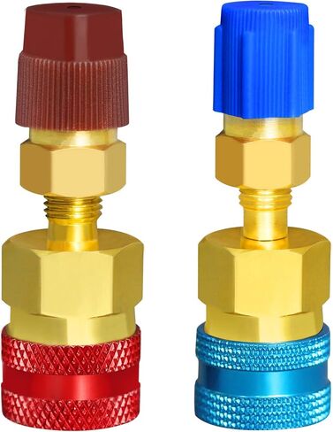 مجموعة المقرنات السريعة R1234yf محولات تحويل R1234YF إلى R134a لأنظمة تكييف الهواء R1234yf إعادة شحن الإخلاء in Kuwait