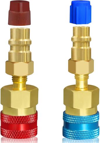 مجموعة المقرنات السريعة R1234yf محولات تحويل R1234YF إلى R134a لأنظمة تكييف الهواء R1234yf إعادة شحن الإخلاء in Kuwait