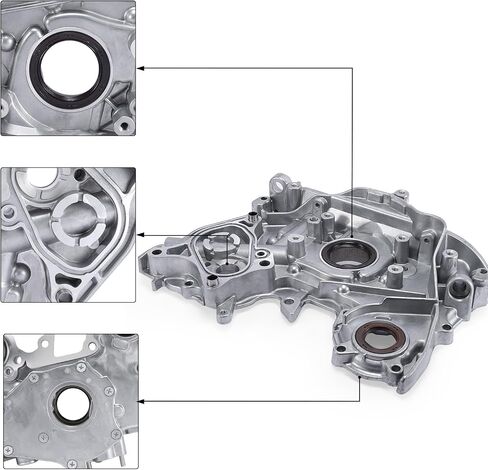 M311 SKOM311 15100-P5M-305 15100-P5M-A01 مضخة زيت (ث/منفذ الاستشعار) لهوندا بريلود 2.3L المحرك H23A1 1993 1994 1995 1996, 2.2L المحرك H22A1 1994 1995 1996 1997 1998 19 99 2000 2001 in Kuwait