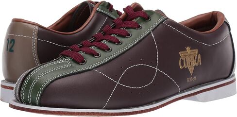 Cobra Bowling Products Mens TCR3L Cobra Rental Bowling Shoes LacesBrown/Green 9 in Saudi Arabia