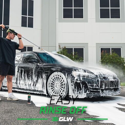 سلسلة 3D Ultimate Wash GLW | تفصيل السيارة بنفسك | شامبو فائق الرغوة | رغوة الصابون الفائقة مع المنظفات والبوليمرات المتقدمة | مزيل الأوساخ والملوثات | سهل الاستخدام | 16 أوقية in Kuwait