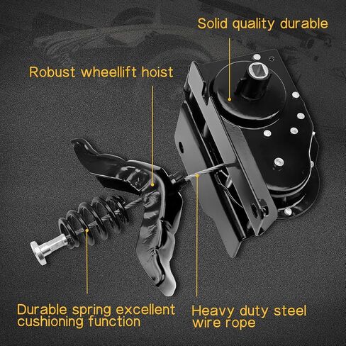 924-528 مجموعة حامل رافعة ونش الإطارات الاحتياطية مناسبة لفورد F 250 F 350 F 450 F 550 Super Duty 1999-2007 | يستبدل 924528، 6C3Z1A131AA، 2C3Z1A131AA، F81Z1A131AF، XC3Z1A131DA، YC3Z1A131AA in Saudi Arabia