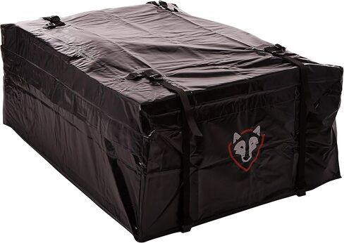 Rightline Gear Sport 3 Waterproof Rooftop Cargo Carrier for Top of Vehicle, Attaches With or Without Roof Rack, 18 Cubic Feet, Black in Kuwait