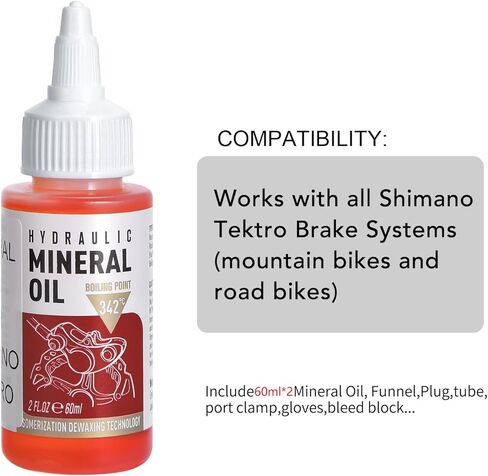 120ml Mineral Oil Fluid for Shimano Tektro Hydraulic Mountain Bike MTB Brakes in Kuwait