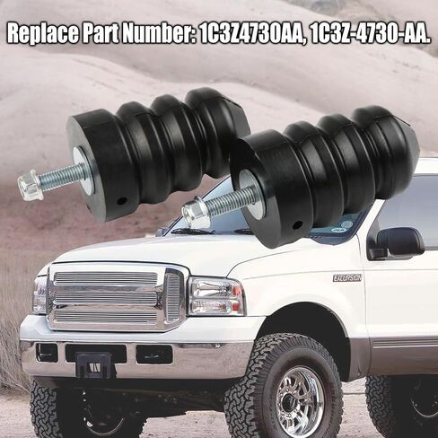 توقف الصدمات الخلفية، مصدات زنبركية خلفية متوافقة مع Ford Excursion 2000-2005 استبدل 1C3Z4730AA 1C3Z-4730-AA in Kuwait