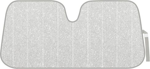 Motor Trend Windshield Sunshade for Car Truck & SUV, Black - Folding Car Sun Shade for Front Window, Auto Sun Visor Heat Protection, Car Sunscreen Blocks UV Rays and Keeps Vehicle Cool (58 x 24 Inch) in Saudi Arabia
