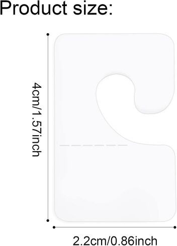 300 Pieces Clear Self Adhesive Hang Tabs Hooks J-Hook Folding Tab with Hook Plastic Display Handg Tabs for Store Retail Display in Saudi Arabia