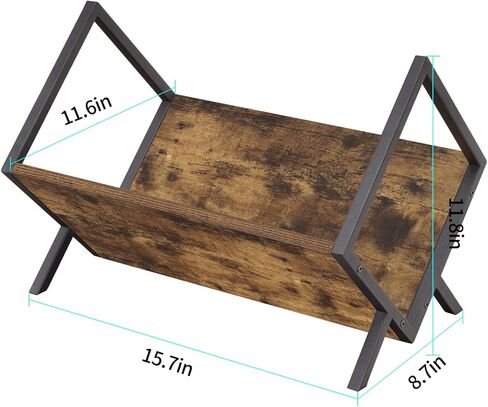 حامل تخزين تسجيلات الفينيل من Giikin، يحمل ما يصل إلى 90-110 LPs، حامل منظم تسجيلات الفينيل المعدني والخشبي، بسيط/وظيفي/سهل التجميع، رف فينيل للملفات/الكتب/المجلة/رف التسجيل in Kuwait