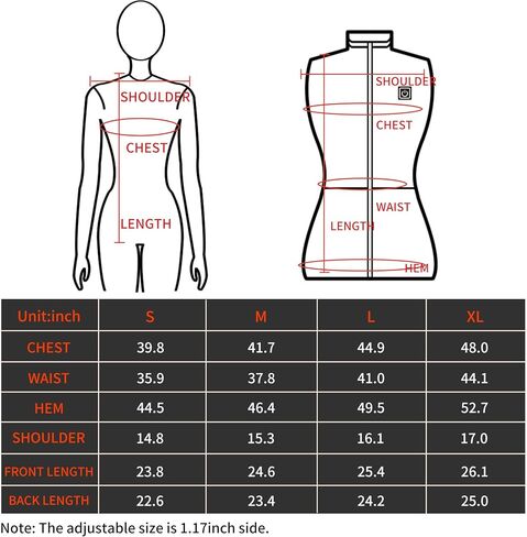 duo-nattern Heated Vest For Women USB Heated Vest Heated Hunting Vest Motorcycle, Skiing, Camping, Hiking in Saudi Arabia