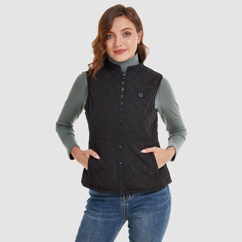 duo-nattern Heated Vest For Women USB Heated Vest Heated Hunting Vest Motorcycle, Skiing, Camping, Hiking in Saudi Arabia