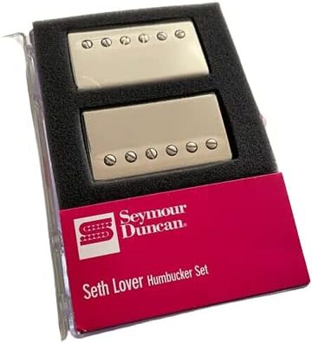 Seymour Duncan Seth Lover Vintage Output Humbucker Nickel Pickup Set Bundle w/ 12x Fender Picks, and Liquid Audio Polishing Cloth 11108-20-Nc in Saudi Arabia