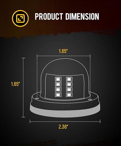partsam 2pcs ضوء القارب البحري، أحمر أخضر LED أضواء الملاحة القوس، سطح السفينة ميناء الجانب أضواء الميمنة ضوء إشارة الإبحار لقارب عائم لليخوت الشراعية قوارب الصيد السريعة، IP67 مقاوم للماء، DC 12V in Saudi Arabia