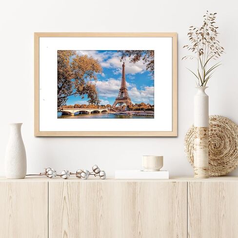 إطار صورة ملصق A2 مقاس 16.5 × 23.4 بوصة، عرض صورة A2 أو A3 مع حصيرة، إطارات صور رقيقة من الخشب الصلب الطبيعي مع زجاج شبكي شفاف عالي الدقة للتركيب على الحائط أفقيًا وعموديًا in Kuwait
