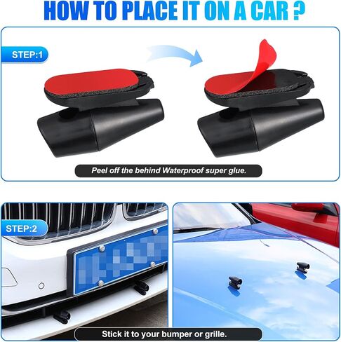 Frienda 20 Pieces Deer Whistle Save a Deer Whistles Avoids Collisions, Deer Whistles for Car Deer Warning Devices Animal Alert for Cars and Motorcycles (Black) in Kuwait