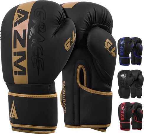 قفازات ملاكمة Azm للرجال والنساء، قفازات تدريب MMA Muay Thai عالية الجودة للكم الحقائب الثقيلة، قفازات القتال كيك بوكسينغ in Saudi Arabia