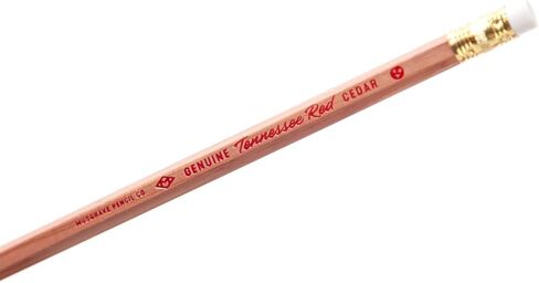 قلم رصاص Musgrave Pencil Company Tennessee Red Pencil، جرافيت مغلف بالخشب #2 HB ناعم، غير مشحذ، قلم رصاص من خشب الأرز الأحمر الشرقي، 12 عبوة في صندوق in Kuwait
