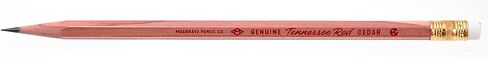 قلم رصاص Musgrave Pencil Company Tennessee Red Pencil، جرافيت مغلف بالخشب #2 HB ناعم، غير مشحذ، قلم رصاص من خشب الأرز الأحمر الشرقي، 12 عبوة في صندوق in Kuwait